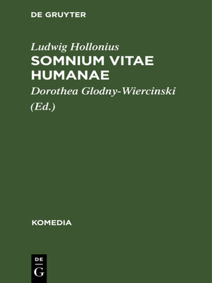 cover image of Somnium Vitae Humanae